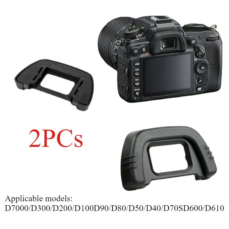 2PCs DK-21 Eyepiece Eyecup viewfinder shield for Nikon camera eye mask D610 D80 D90 D70 D50 D750 D7000 D200