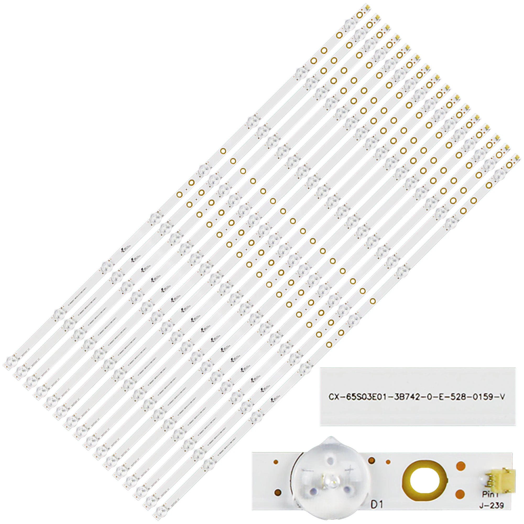 Striscia LED per KDL-65W850C 65W855C 65W857C 65W859C 65W805C 65W809C KDL-65W850C KDL-65W857C T650HVF5.2 650TV02-V3 CX-65S03E01