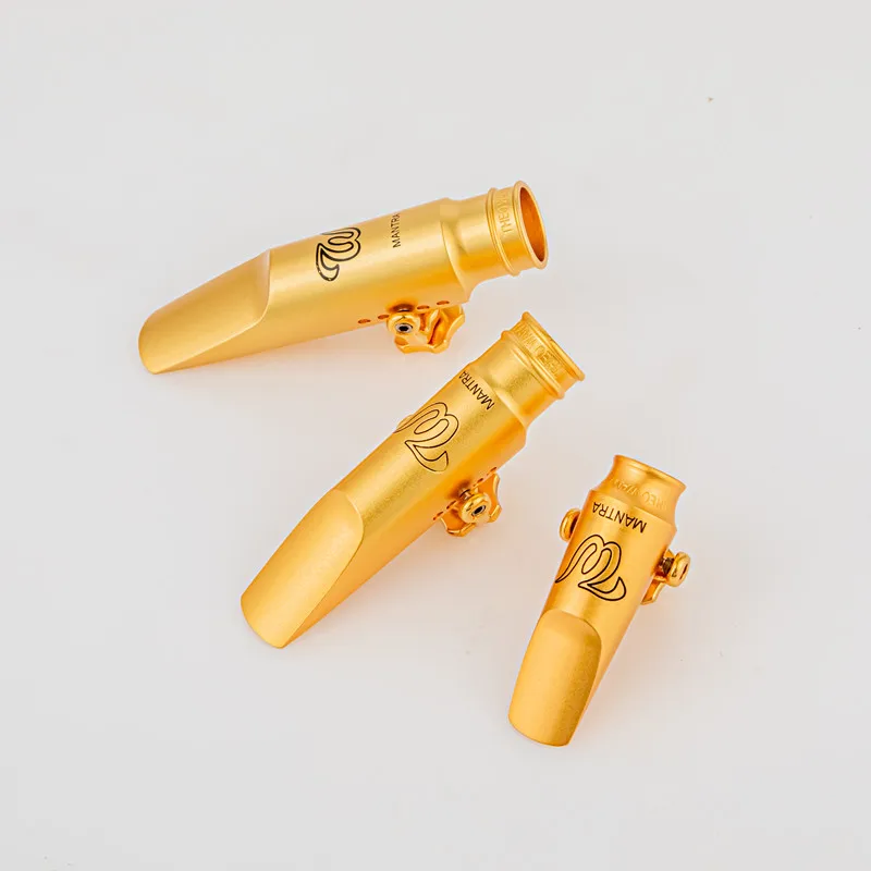 

High Quality Professional Tenor Soprano Alto Saxophone Metal Mouthpiece Gold Plating Sax Mouth Pieces Accessories Size 5 6 7 8