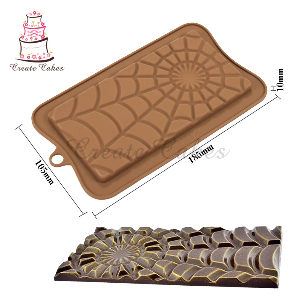 New Spider Web Silicone Chocolate Mold Baking Tools Non-Stick Silicone Cake Mould Jelly Candy 3D DIY Molds Kitchenware