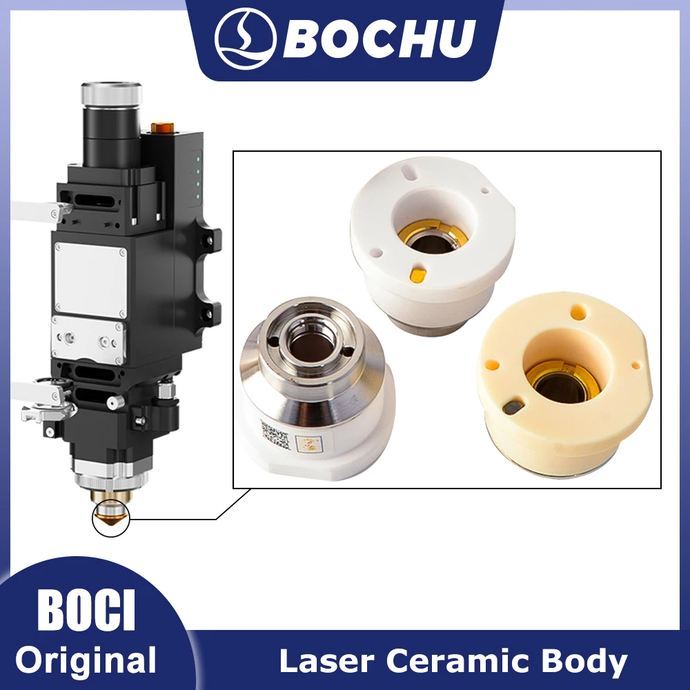 BOCI Original Laser Ceramic Body Ceramic Ring M11x0.75 M8x0.75 Nozzle Holder for BOCI BLT421 BLT421T BLT461 Laser Cutting