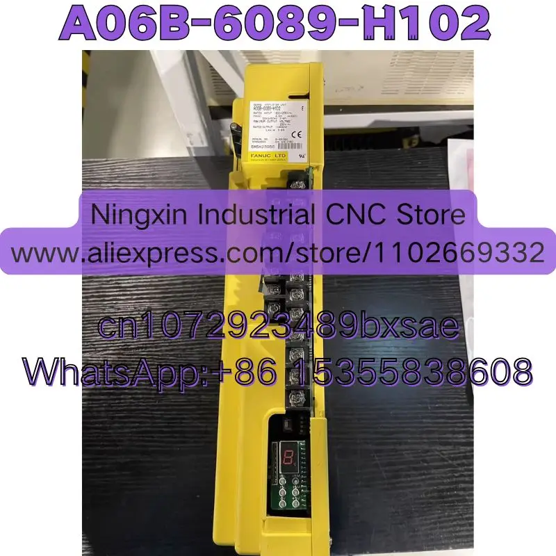 

Последнее предложение, подержанный сервопривод A06B-6089-H102 A06B 6089 H102, протестирован в порядке