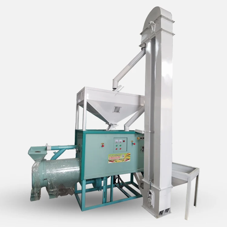 Automatic feeding corn grits maize milling crushing machine