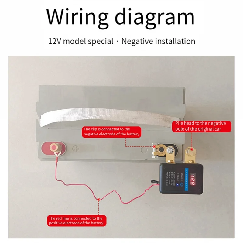 

Remote Battery Disconnect Switch 12V 260A Kill Switch Black Automatic Power Off Prevent Battery Drain With Remote Car Truck,B