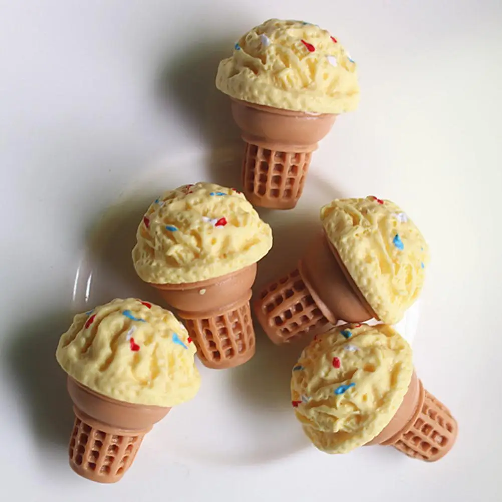 

30 Pcs Ice Pretend Play Kitchen Toy Cream Cone Toys Realistic Mini Food House Decor Child Gifts
