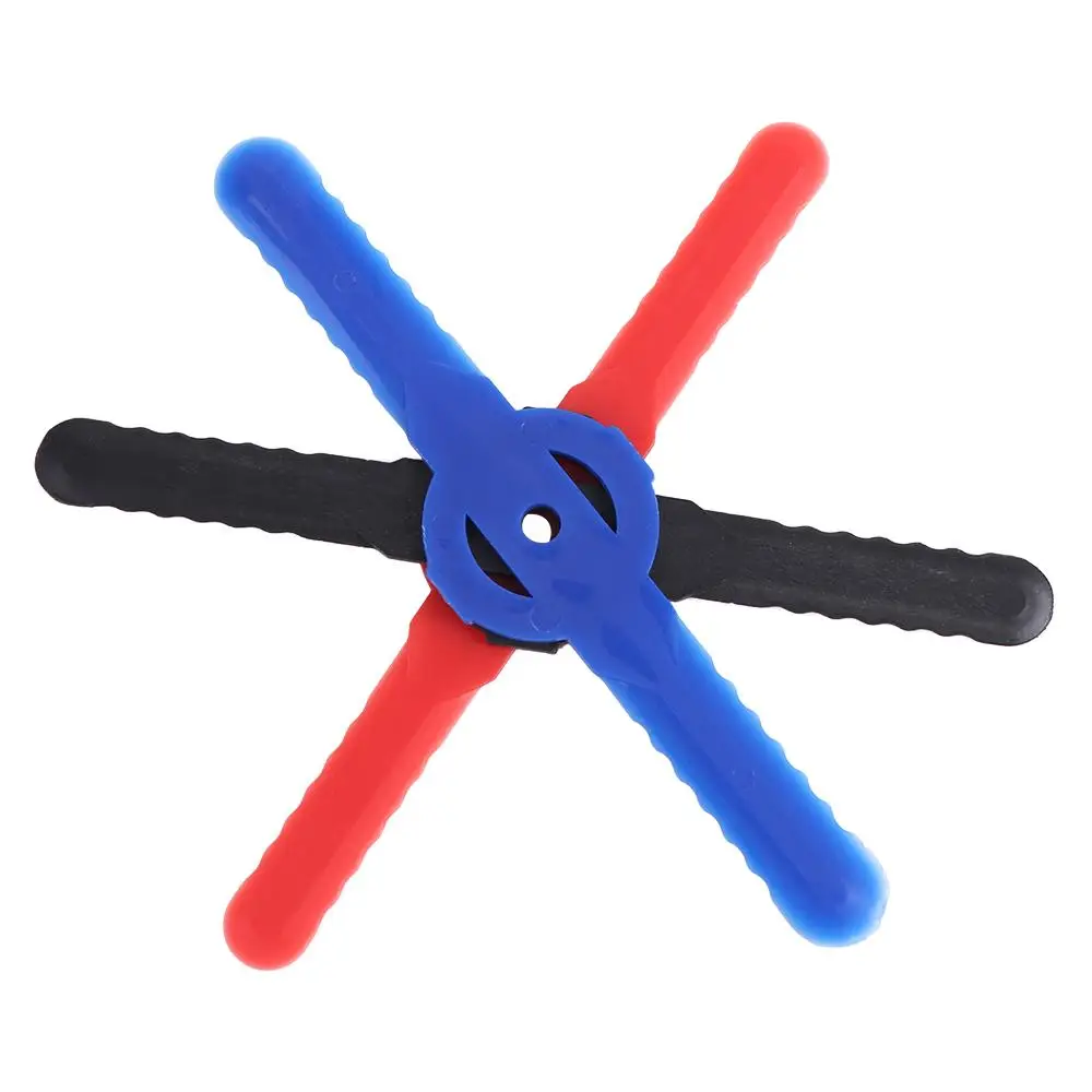 10PCS Verdicken Rasen Trimmer Rasenmäher Klinge Ersetzen Klinge Kunststoff Gras Trimmer Klinge Automatisch Falten Rasen