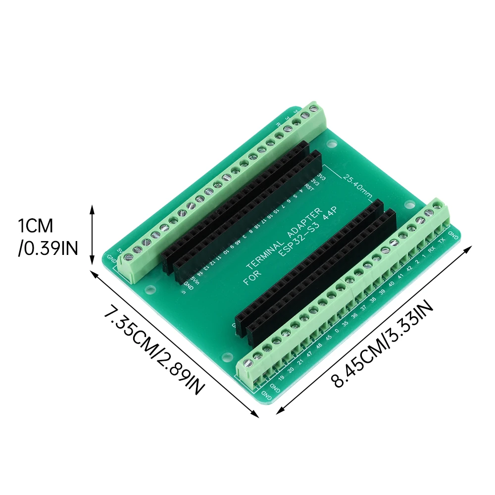 ESP32-S3 GPIO Expansion Board Module For 44Pin N8R2/N16R8 Development Board for Electronic Component Kit