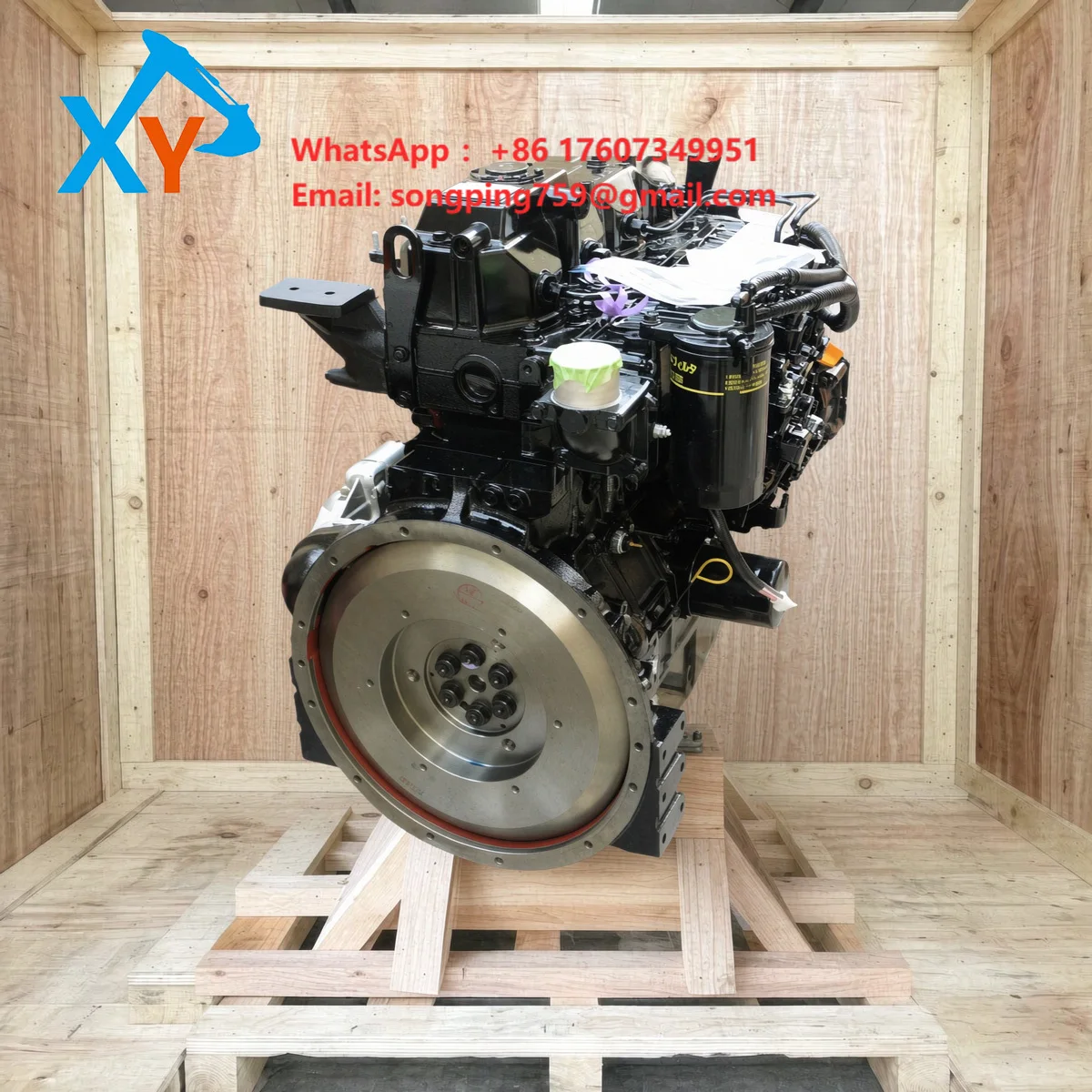 Excavator Diesel Engine Assy for 3TNV84 3TNE84 4TNV94 4TNE94 4TNV98 4TNE98 4TNV88 4TNE88 3TNV88 Full Engine Assy