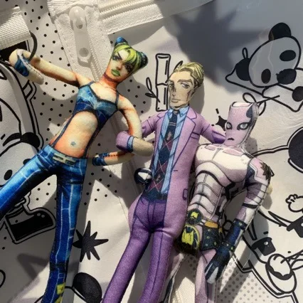 Twistable Shape Jojos Adventure Anime Peripheral Abstract Model Narancia Ghirga Stuffed Cotton Dolls Action Figure Bruno Doll