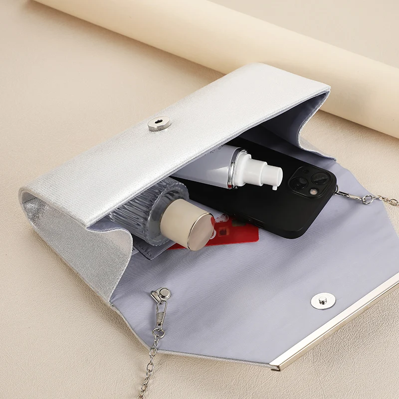 New European And American Fashion Flannel Envelope Dinner Bag Ladies All-match Clutch Bridal Party Evening Bag