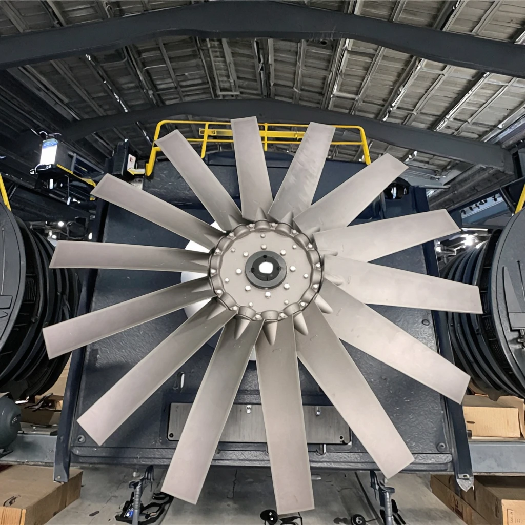 Customizable Electric Axial Flow Fan Blade For Air Compressors OEM & ODM Supported Ball Bearing Replacement Parts
