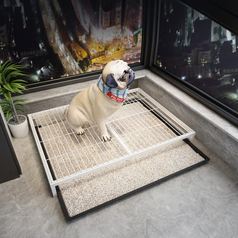 Portable Cleaner Dog Toilet Accessories Large Pee Pad Training Dog Toilet Sand Basin Potty Tray Orinal Perro Pet Products