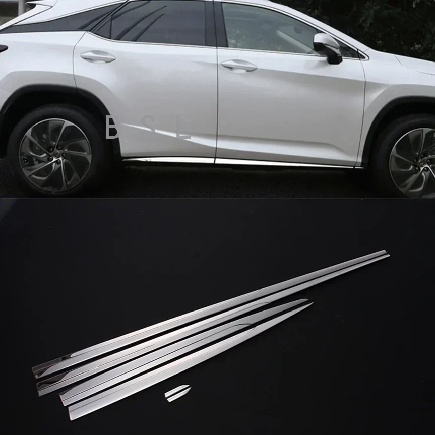 

Детали для молдинга боковой двери, подходят для Lexus RX200t RX350 RX450h Chrome 2016 2017 2018 2019 2020, аксессуары