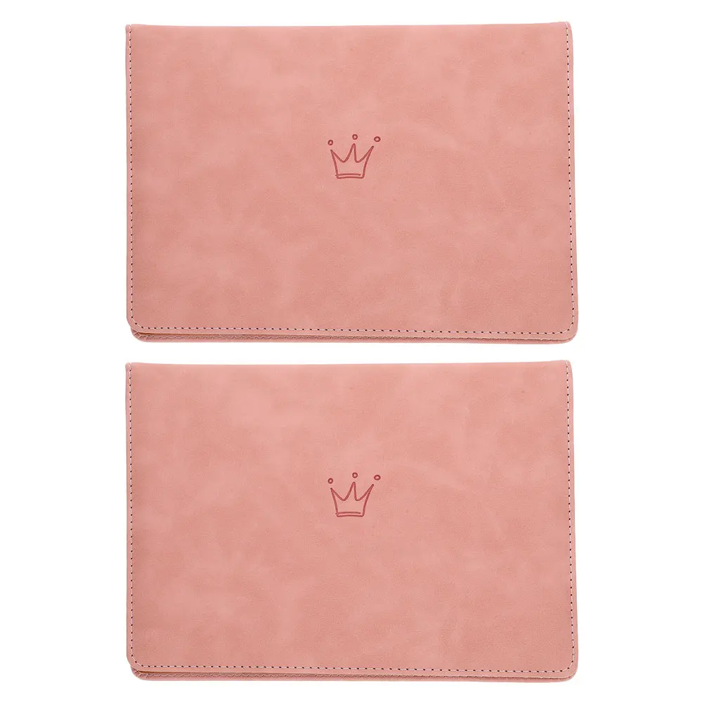 

2Pcs Birth Certificate Document Protector Sleeve Faux Folding Organizer Baby Certificate Folder Protector