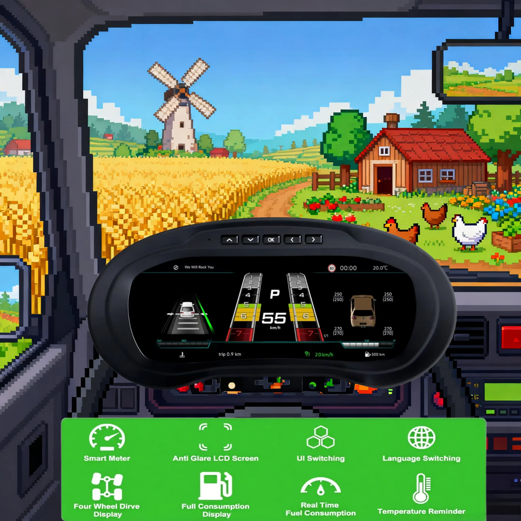 12.3 Inch Lcd Digit…