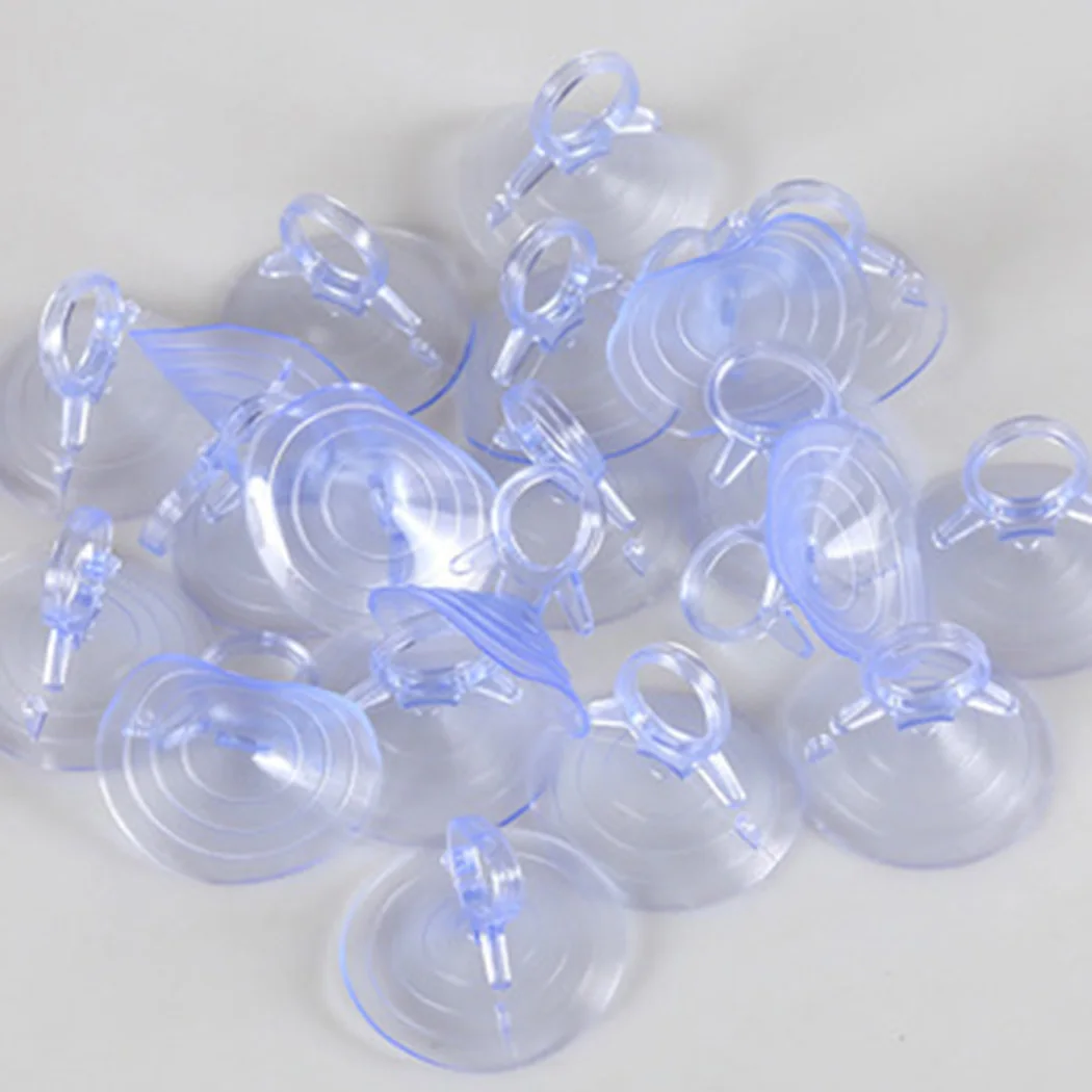 10pcs Suction Cups With Shut Ears 45mm Bathroom Round Rubber Suckers Towel Window Car Glass Hanging Hooks Kitchen