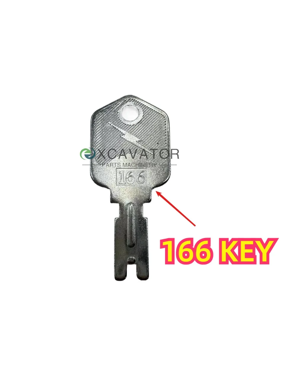 20PCS 166 Forklift Key for Pollak Clark Yale Hyster for Komatsu Mustang Gradall Gehl for Daewoo Doosan A214062 5133504