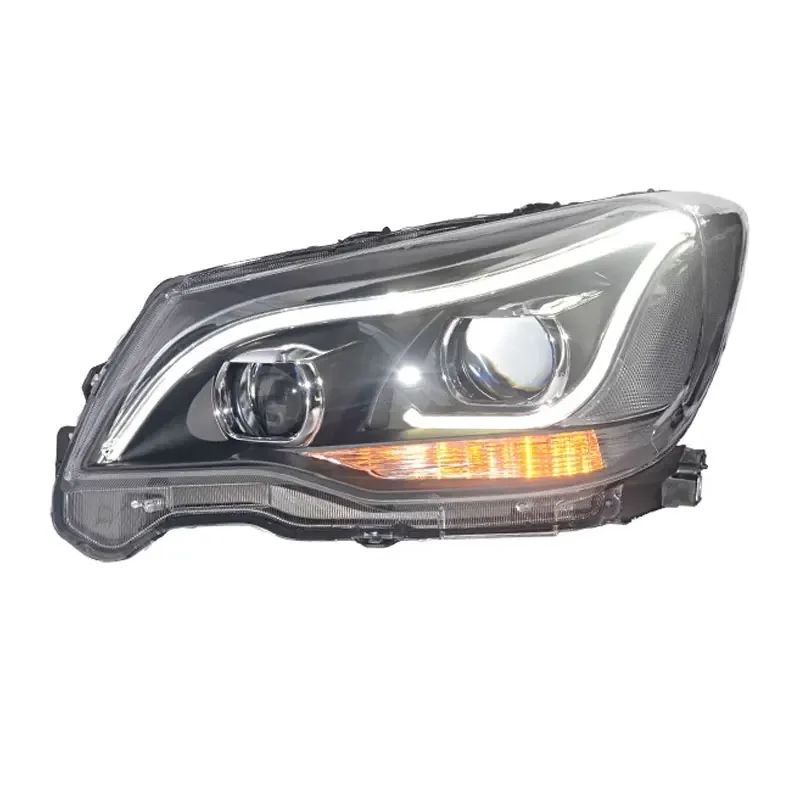 مصباح الرأس لسوبارو فورستر LED المصباح 2013-2018 المصابيح الأمامية فورستر DRL بدوره إشارة عالية شعاع الملاك العين العارض عدسة