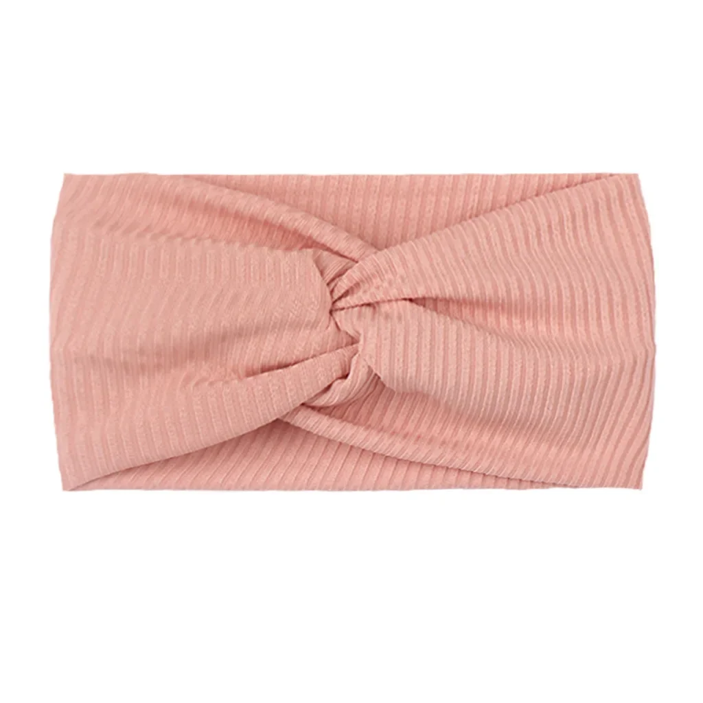 Baby Headband Spring Summer Soft Elastic Cotton Baby Girls Headbands Solid Color Kids Knit Hair Bands Baby Hair Accessories