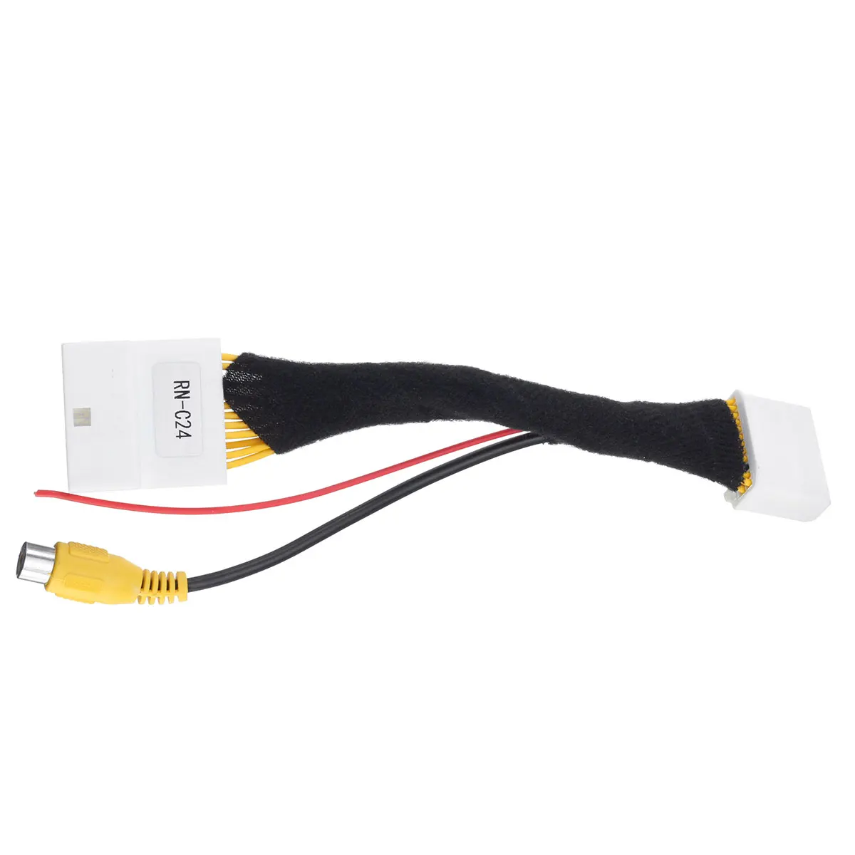 24Pin For Renault Stepway Vivaro Dacia Sandero Clio 4 Original Video Input Switch Reverse Parking Camera RCA Adapter Cable