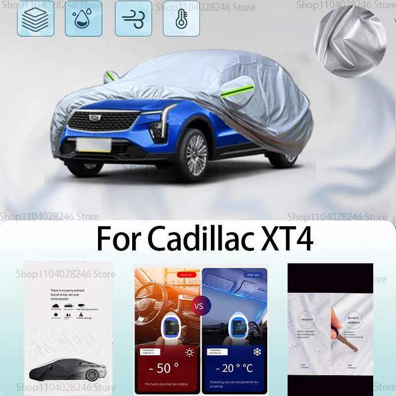 

For Cadillac XT4 Car clothing sun protection snow prevention antifreeze car protective cover auto cover