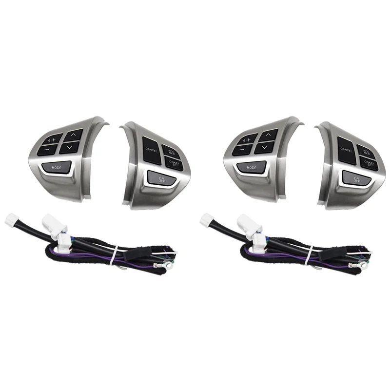 

4X автомобильный переключатель управления аудио на рулевом колесе для MITSUBISHI LANCER OUTLANDER ASX 2007 2008 2009 2010 2011, хром