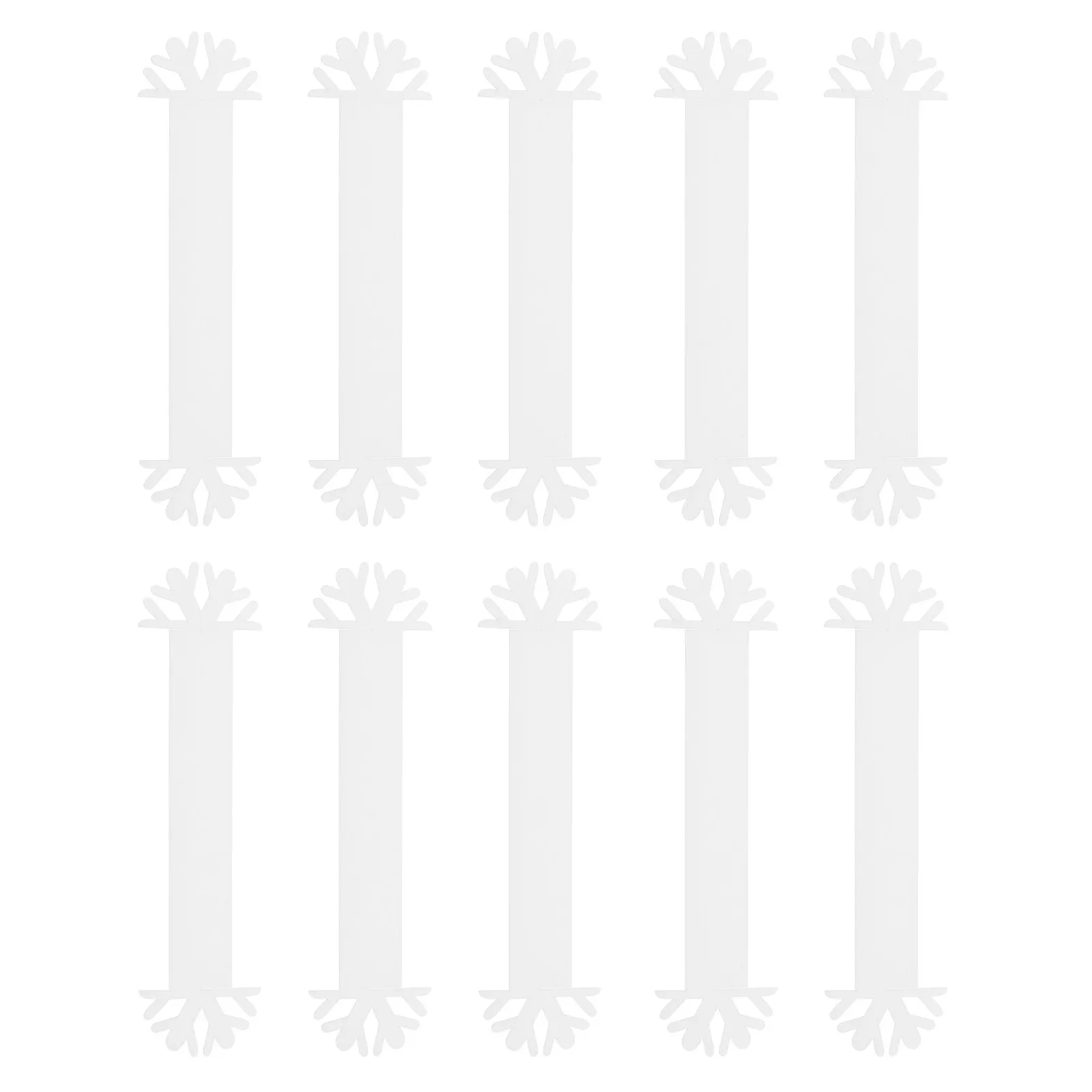20Pcs Beautiful Napkin Clasps Exquisite Paper Craft Stylish Napkin Holders for Festive Table Setting Christmas Halloween Wedding