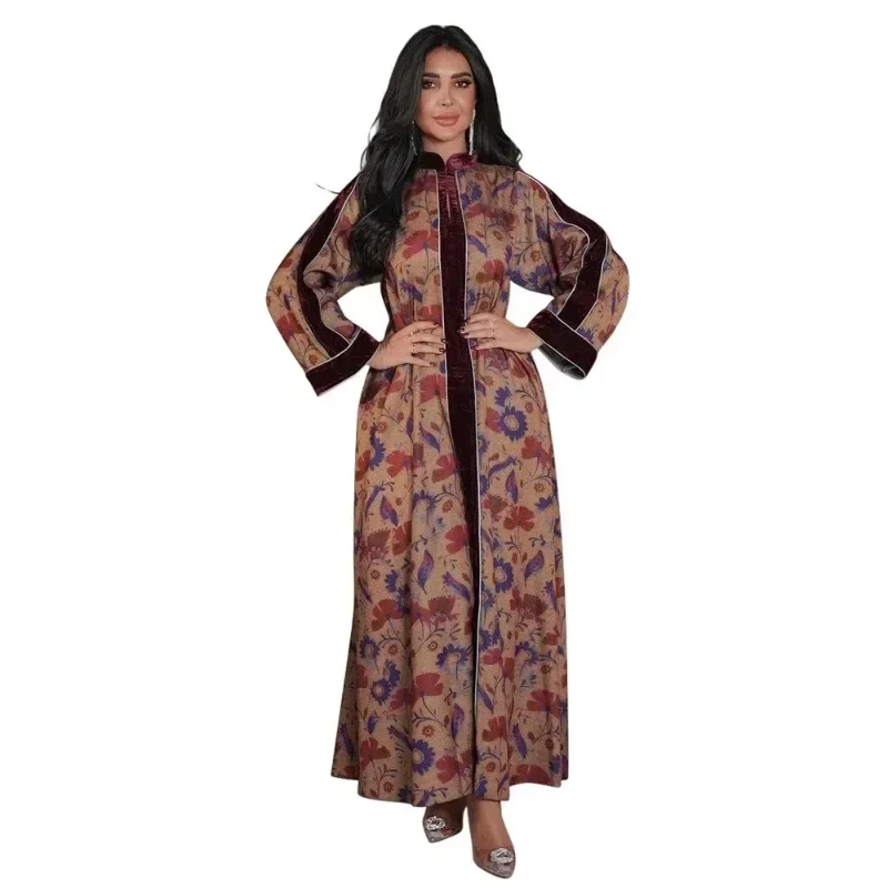 African Dresses For Women Muslim Fashion Abayas Boubou Dashiki Ankara Outfits Evening Gown Dubai Kaftan Abaya Robe Marocaine