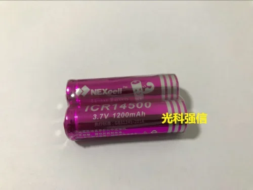 تعزيز العلامة التجارية الجديدة مصباح يدوي كامل السعة رقم 5 بطارية ليثيوم AA 14500 بطارية ليثيوم 1200 مللي أمبير