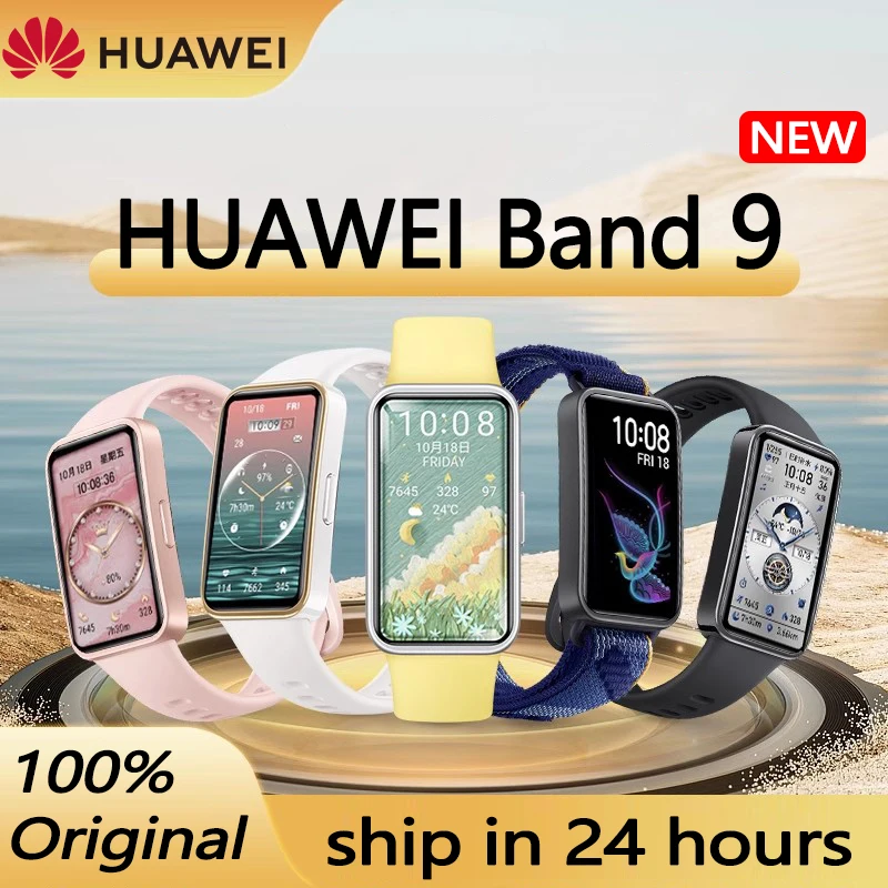 Original HUAWEI Band 9 Smart bracelet 1.47'' AMOLED Screen Heart Rate 2 Weeks Battery Life Smartband 2025 New