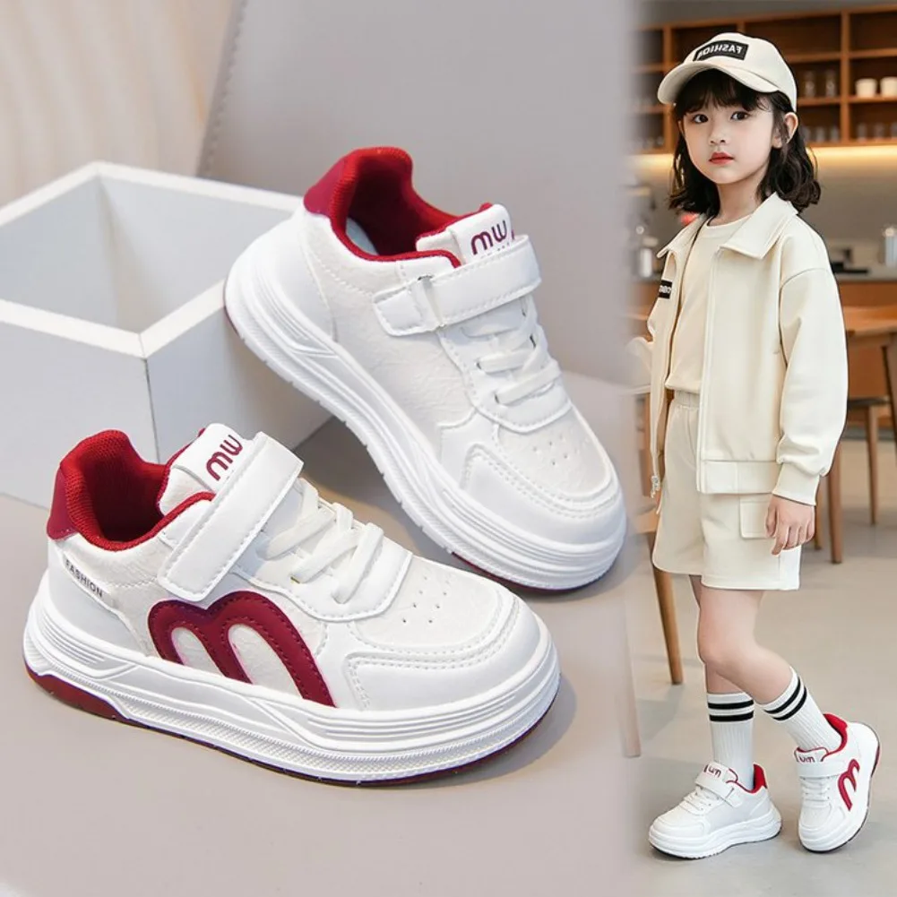 Students Sneakers Thick Soft Sole Boys Girls Basketball Shoes Non-slip Breathable 2026 Fashion Children Casual Running Shoes