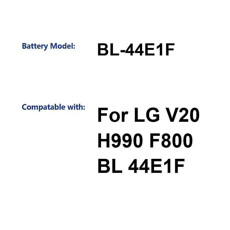 

For LG V20 H990 F800 High-Efficiency 3200Mah Mobile Phone Battery BL-44E1F