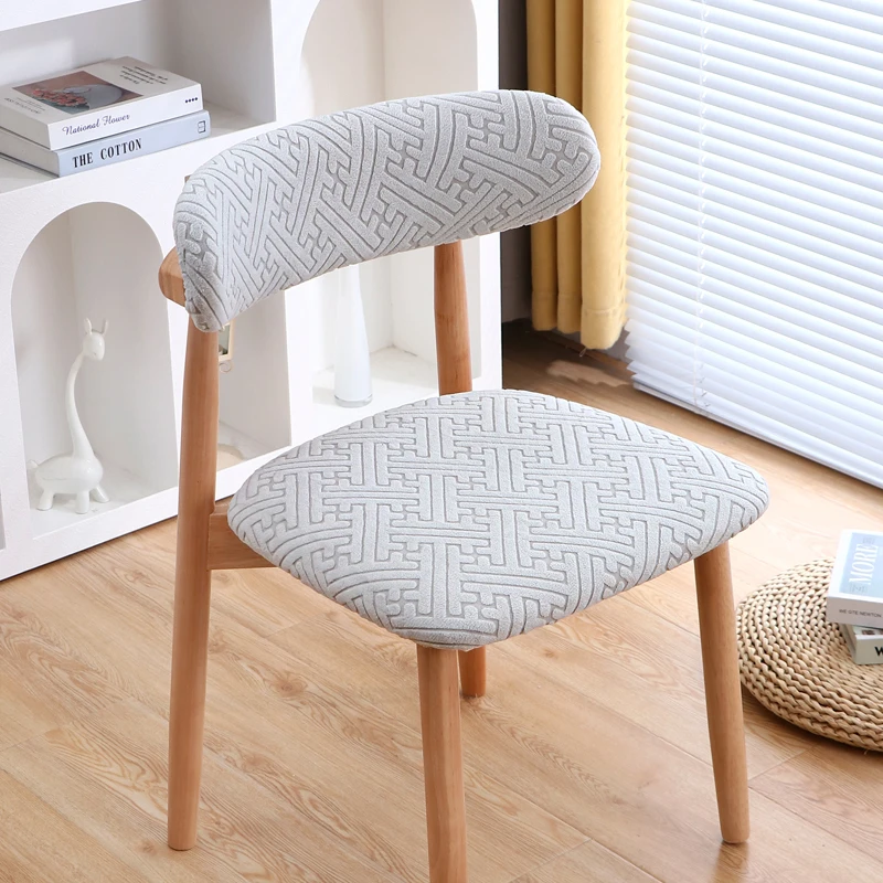 غطاء كرسي الطعام البسيط الحديث من القماش المطاطي مناسب عالميًا للمطبخ وكراسي غرفة المعيشة الفاخرة العصرية #2