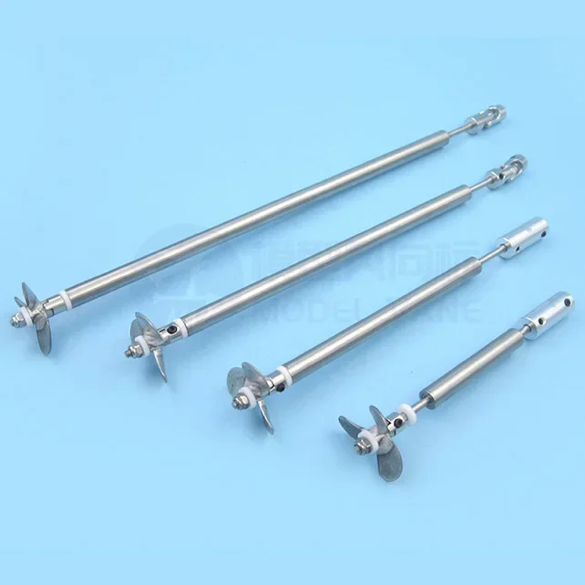 3mm RC Boat Shaft Set L10/15/20cm Stainless Steel DriveShaft+Shaft Sleeve+3 Blade Alloy Propeller+Coupling-A/Cardan Joint-B