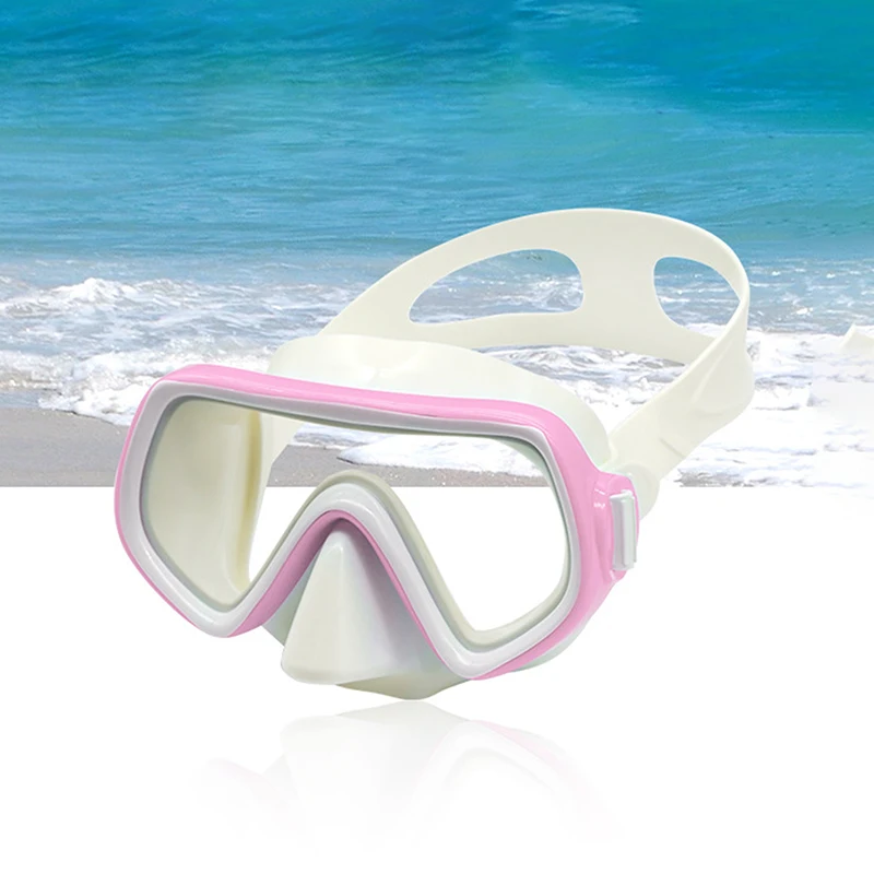 

Маска для дайвинга, водонепроницаемые очки для плавания, панорамные HD для взрослых и молодежи, силиконовая юбка, противотуманная защита с крышкой для носа, оборудование для плавания