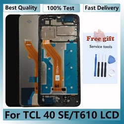 LCD Display Touch Screen Digitizer, For TCL 40 SE, T610, T610K,T610P,With Frame,Replacement Repair Mobile Phone Lcds Part, 6.75