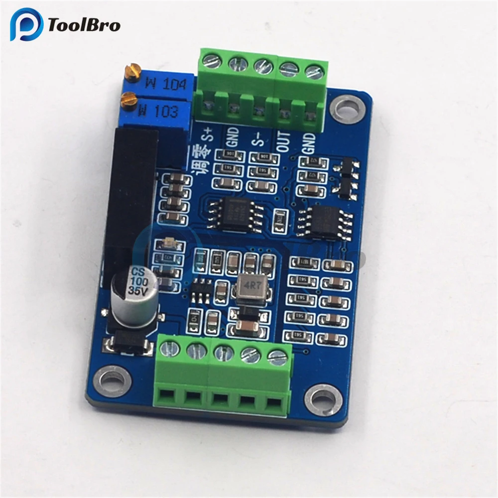 Isolated / High Precision / Millivolt / Microvolt Small Signal Amplifier / AD620 Differential Voltage / Meter / Transmitter