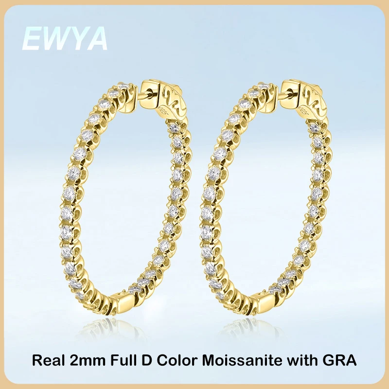 ewya-luxury-designer-d-color-full-2mm-moissanite-hoop-earrings-for-women-party-s925-silver-plated-18k-gold-diamond-earring-gift