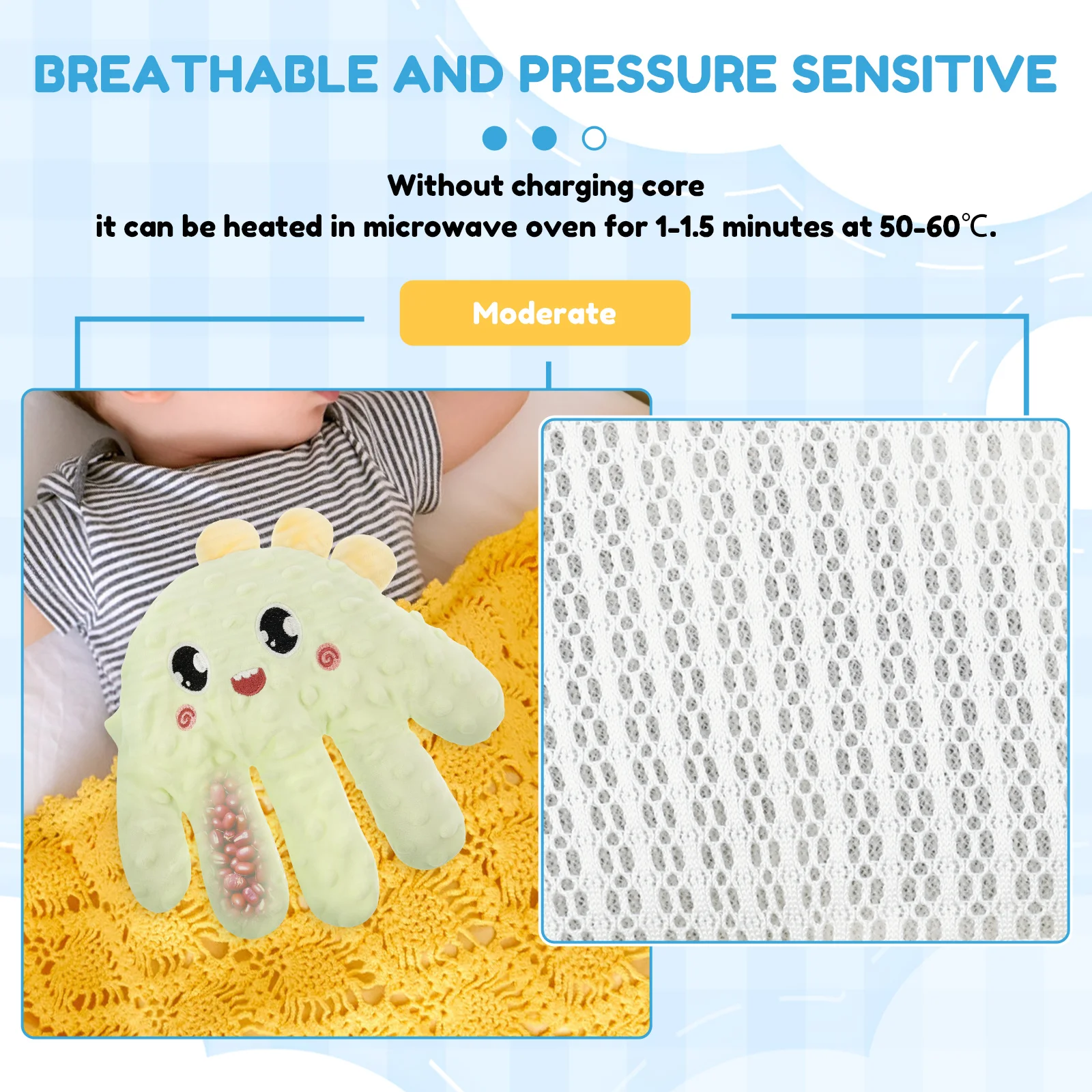 الطفل مهدئا النخيل للنوم الربت بعقب نمط وسادة الربت التلقائي مع جهاز التحكم عن بعد الطفل الفراش النوم لحديثي الولادة