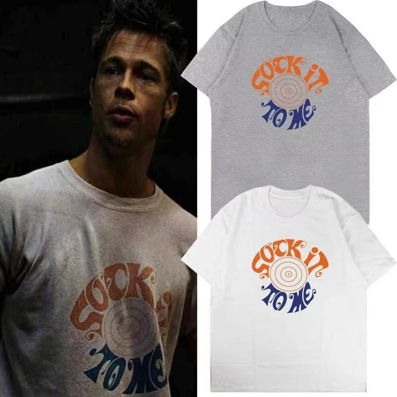 Classic Movie Fighting Club Collection T-Shirt Cotton Graphic Tee Men Women Summer Streetwear