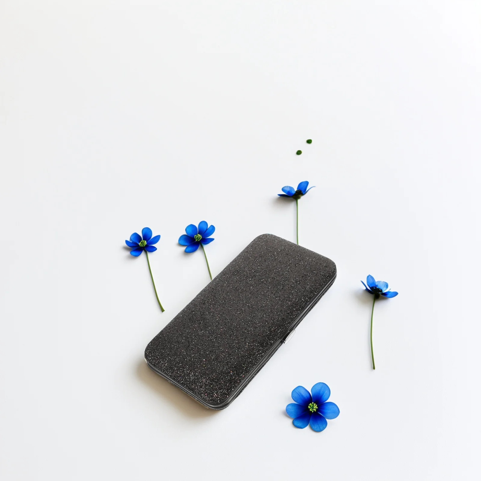 Scatola per pinzette per ciglia Custodia per strumenti per ciglia con design in tessuto con chiusura magnetica portatile premium per accessori per il trucco