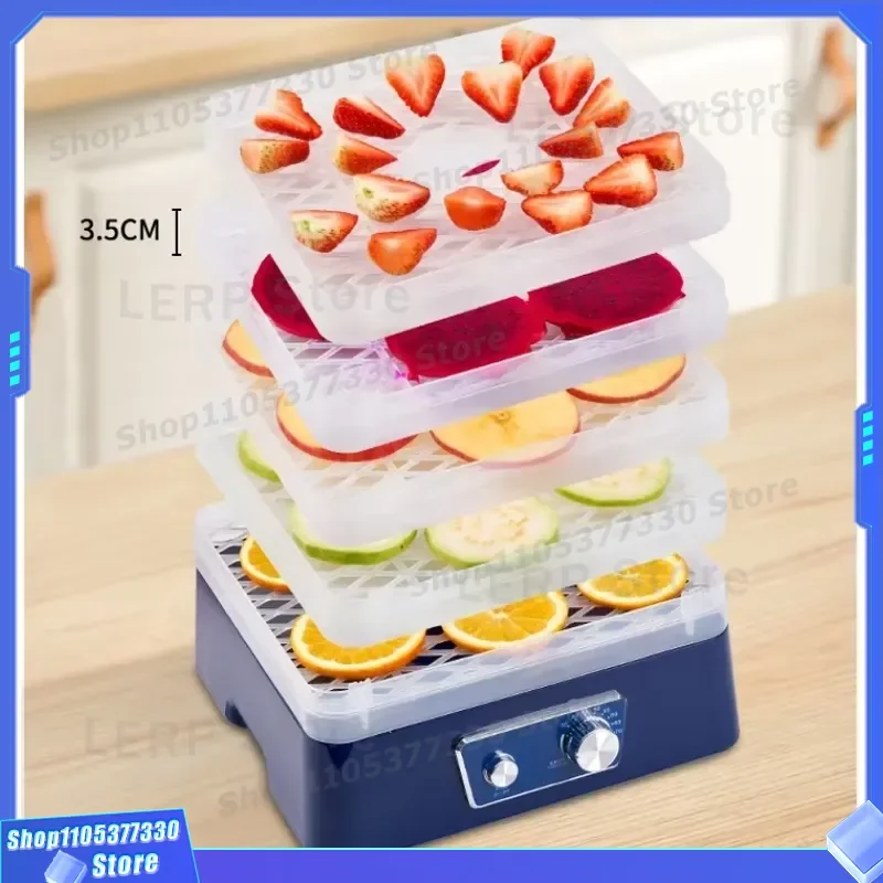 350W Electric Food Dehydrator 5 Layer Tray Fruit Vegetable Meat Dryer Machine Household Kitchen Appliance for Healthy Snacks