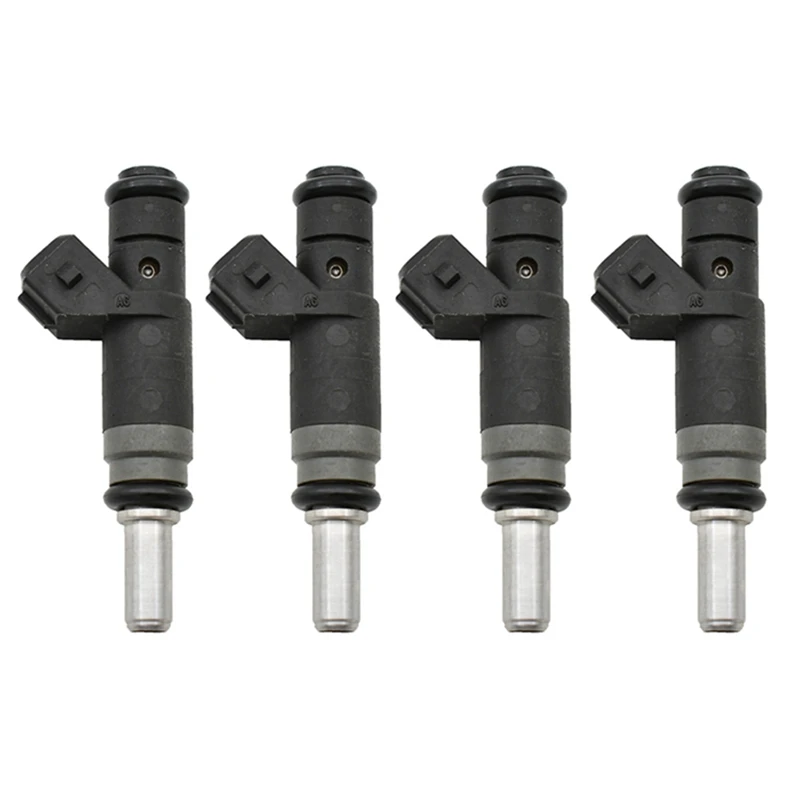 4Pcs 7506158 13537506158 Fuel Injector For-BMW 1 Series E87 118 I/120 I 06-11 120 I 03-11 3 Series E46 318 I 01-05 2.0L