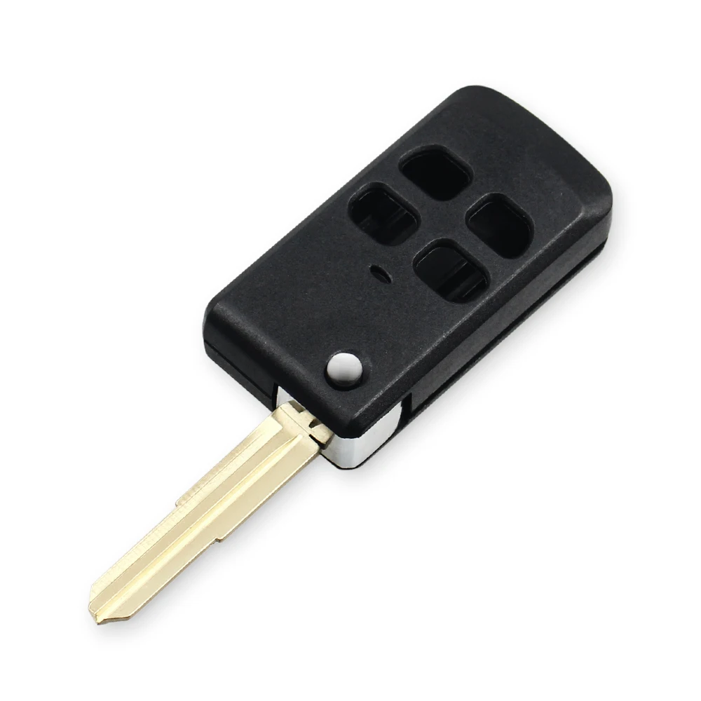 Dandkey 4 Buttons Fob Flip Folding Remote Key Case Shell For KIA Sorento Optima Spectra Replacement Modified Key Shell