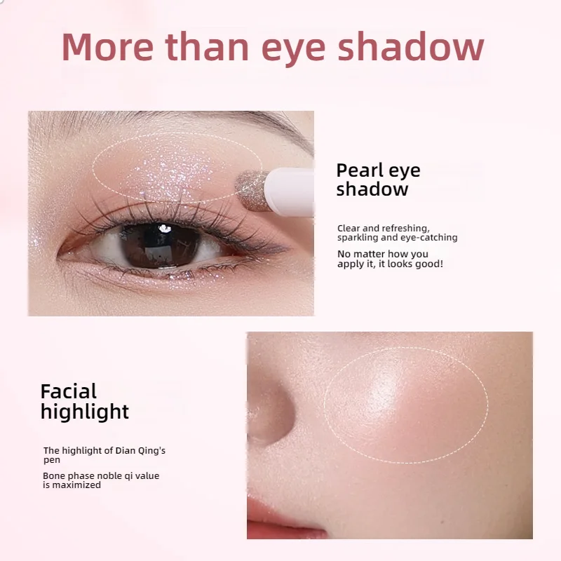 Life Girls Water Jelly Eyeshadow Stick Multi-Color Pearl Shimmer Matte Glitter Long Lasting Easy Apply Makeup Highlighter