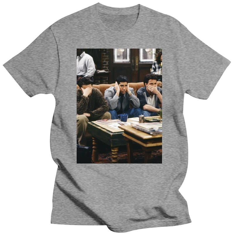 Friends TvShow T Shirt Joey Tribbiani Ross Geller Chandler Bing Friends Gift Friends Women\'s Clothing   Unisex Heavy Cotton Tee