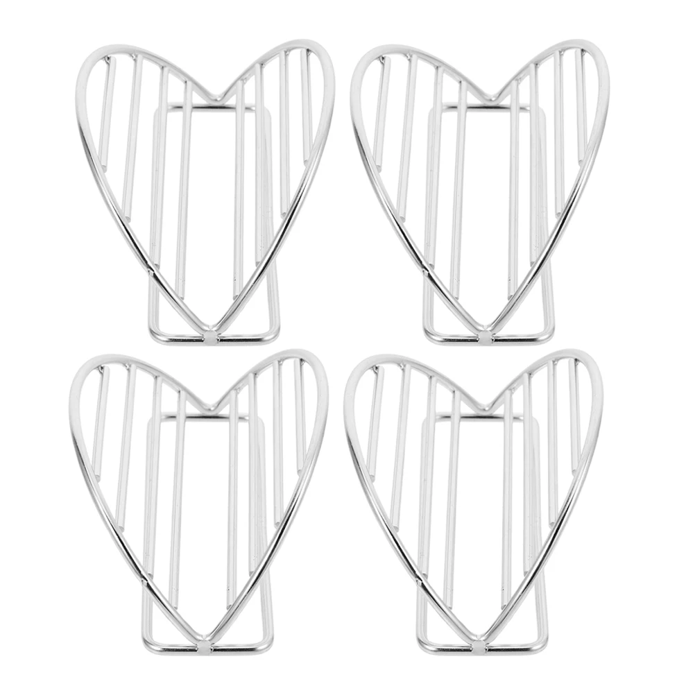 

4Pcs Stainless Steel Taco Holder Rack Kitchen Taco Tray Plate For Baking Dishwasher Safe Restaurant Grill
