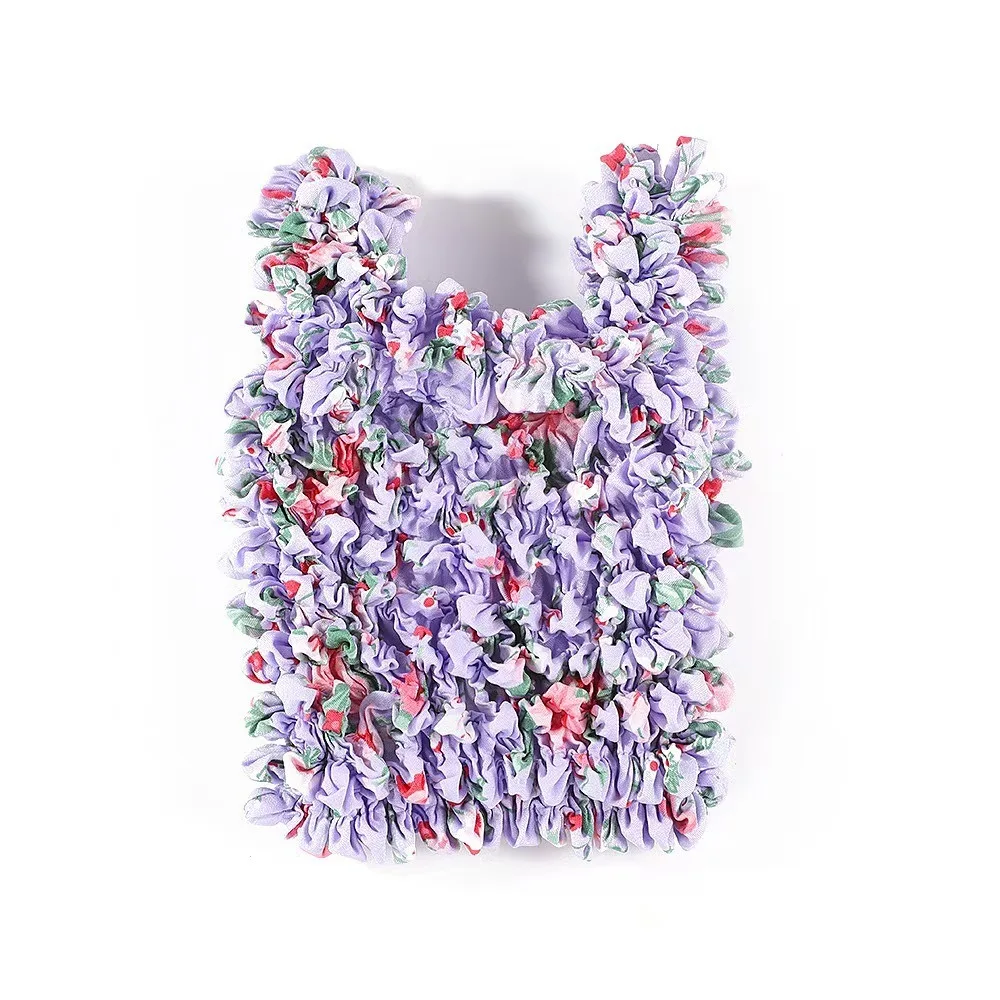 Reusable Bubble Foldable Stretch Bag Shopping Bag Multi Purpose Magic Stretch Puff Bag Large Capacity Handheld Storage Bag