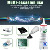 Waterproof Liquid Electrical Tape Rubber Insulating Cable Wire Coat Glue Insulation Adhesives Sealer Home Fix Line Glue 3
