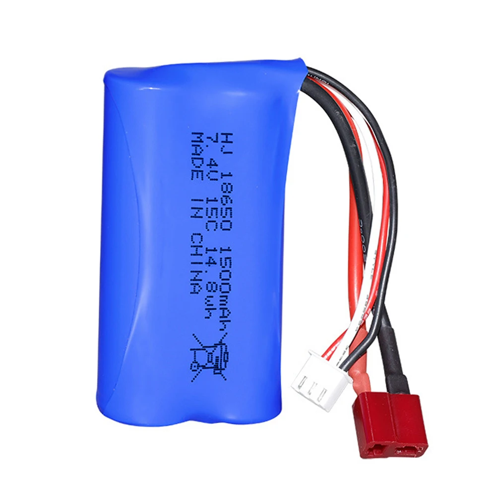 7.4V 1500mAh 18650 Li-ion battery with charger for SCY-16201PRO SCY-16101PRO SCY-16102PRO SCY-16103PRO 1/16 R/C cars truck parts